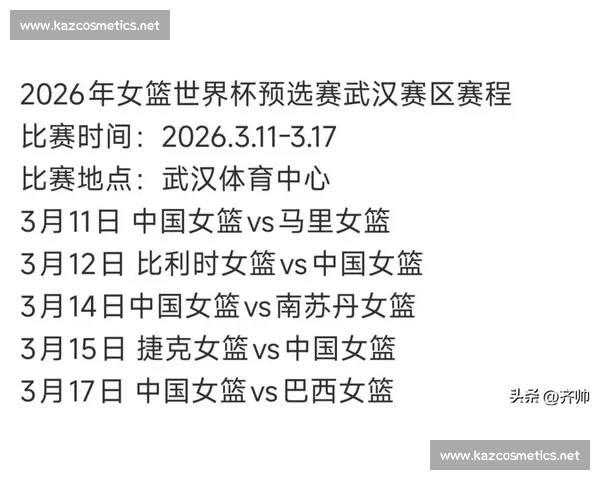 2026年各大赛事详细赛程安排及重要比赛时间表解析